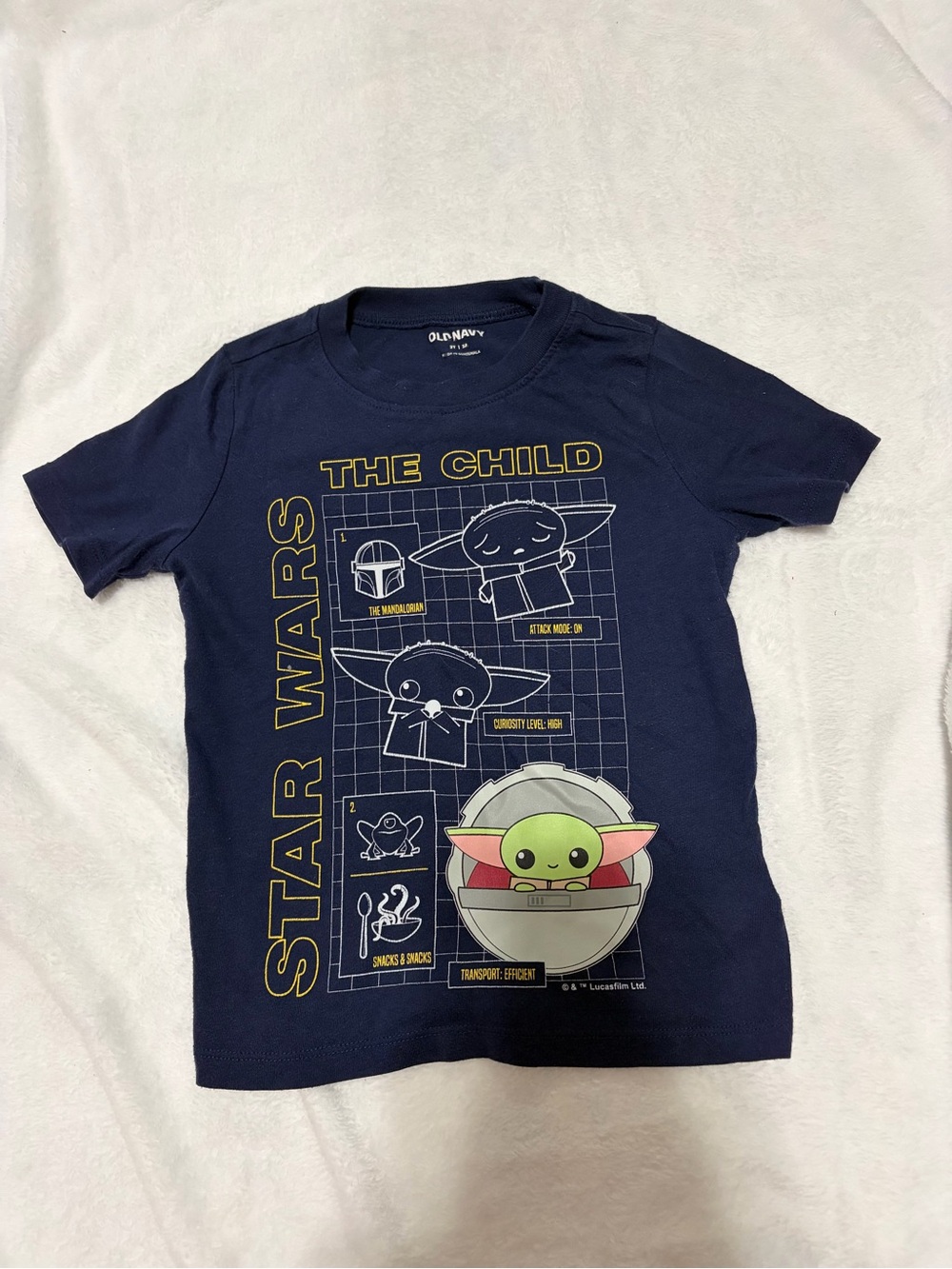 Old Navy kids size 3T Star Wars yoda tee